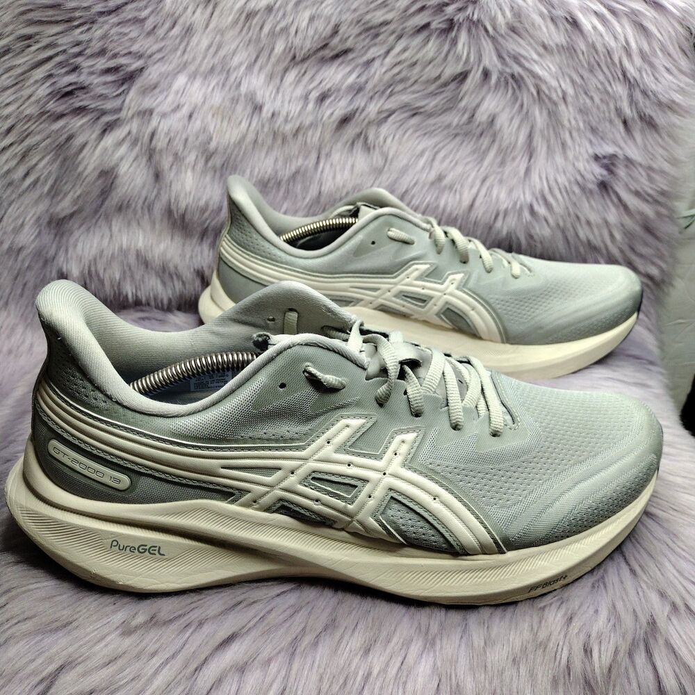 Asics GT-2000 13 Track Club Running Sneaker Shoes Mens Size 11.5 Grey Cream - Picture 2 of 7